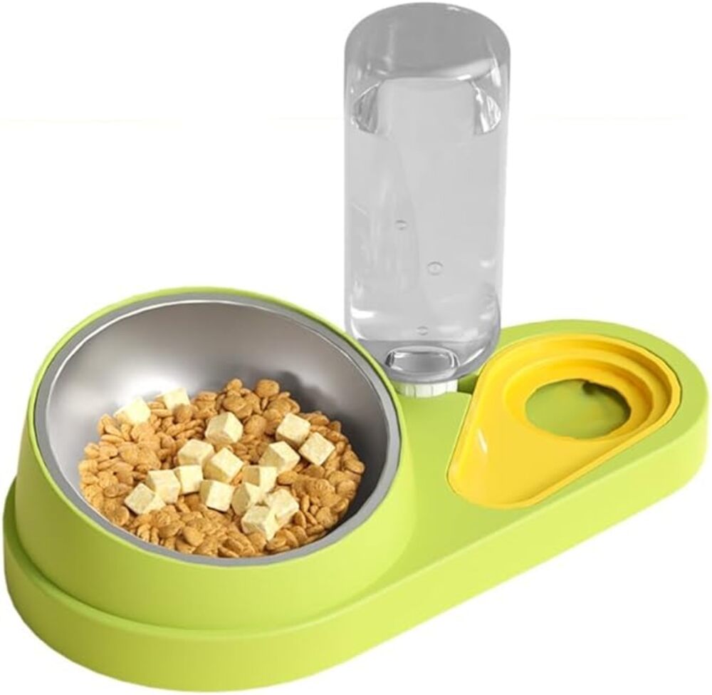 2-in-1 food and water feeder