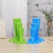 Dog teeth cleaning toy in bone shape with textured bristles