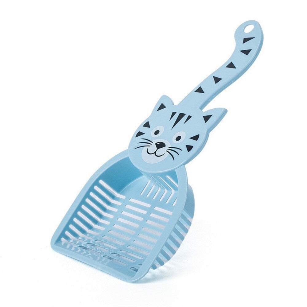 Cat design litter shovel