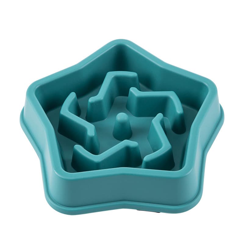 Star shape slow feed bowl