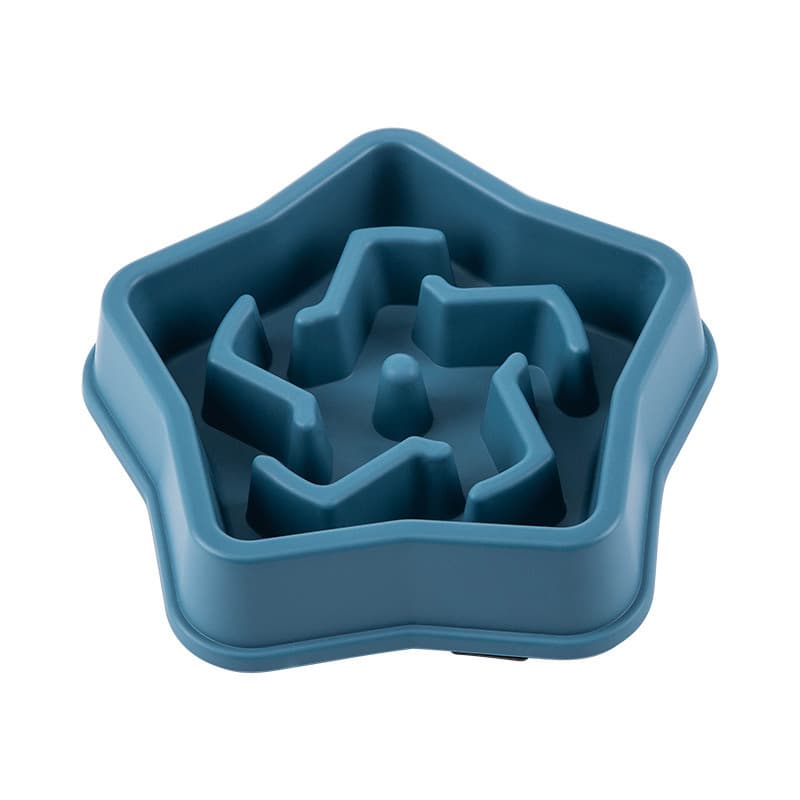 Star shape slow feed bowl