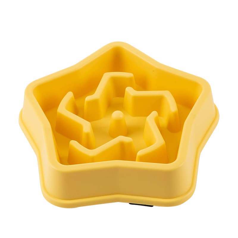 Star shape slow feed bowl