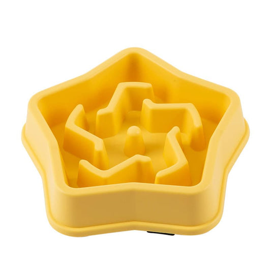 Star shape slow feed bowl
