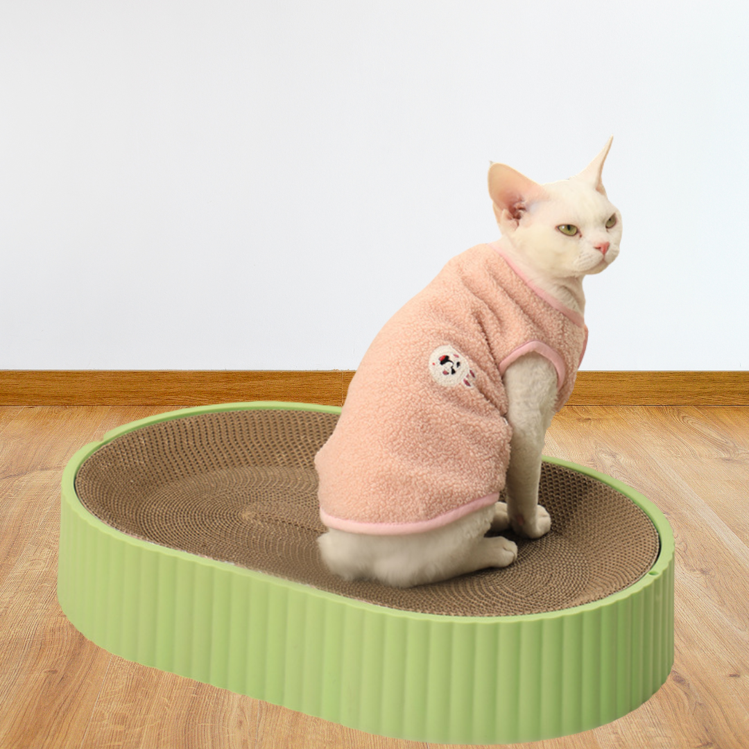 round-cat-scratcher-bed-corrugated-cardboard-lounger-1
