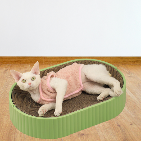 round-cat-scratcher-bed-corrugated-cardboard-lounger