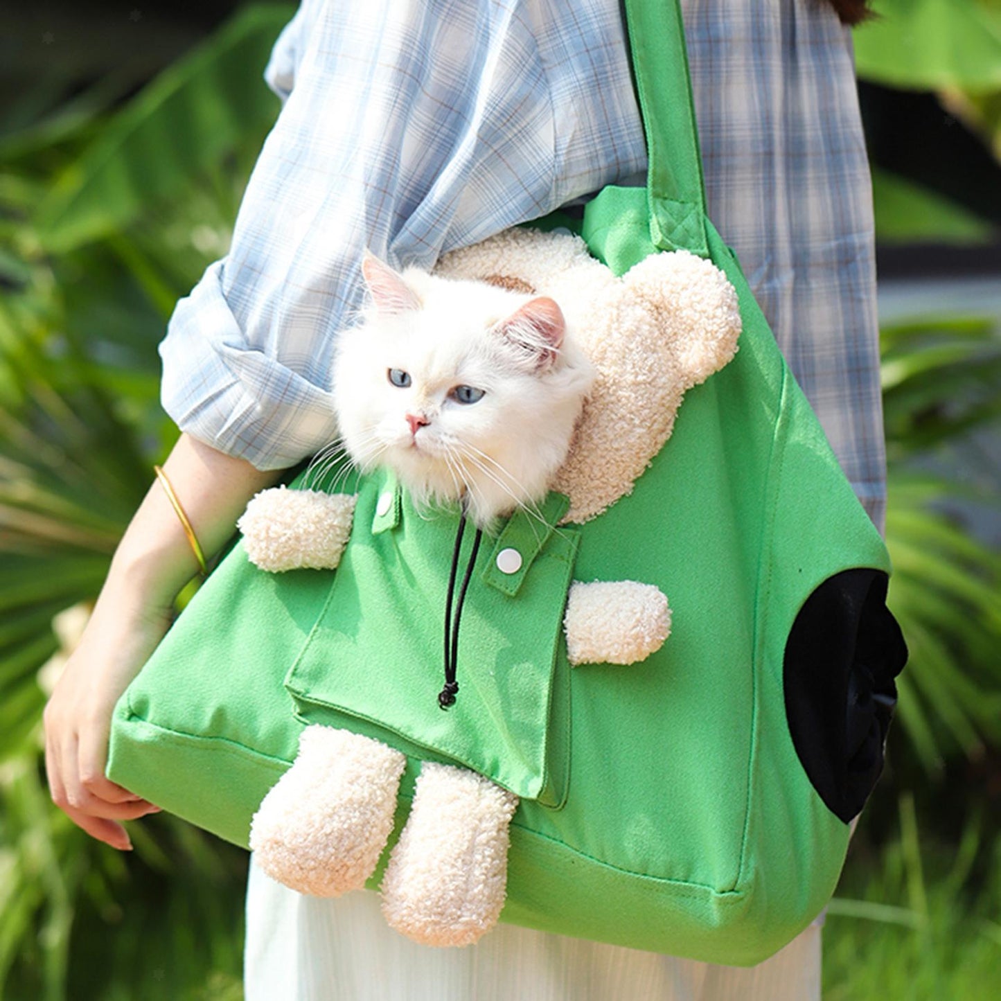 shoulder-tote-pet-carrier-bag-canvas-mesh-green